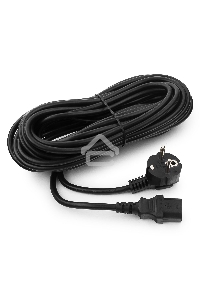 Кабель питания Cablexpert PC-186-1-10M, 10м, Schuko- C13, 3x1кв.мм, черный, с заземлением, пакет