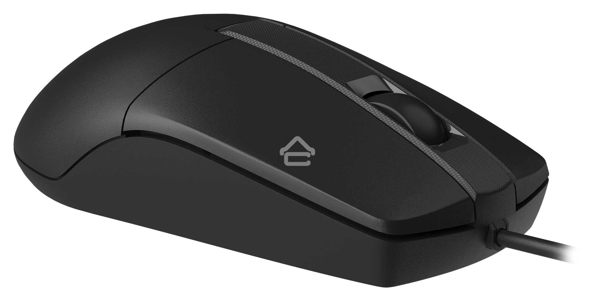 Мышь проводная A4Tech OP-330 черный, 1200 dpi, USB, кнопки - 3