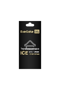 Термопрокладка ExeGate Ice EPG-13WMK (45x85x2.0 mm, 13,3 Вт/ (м•К))