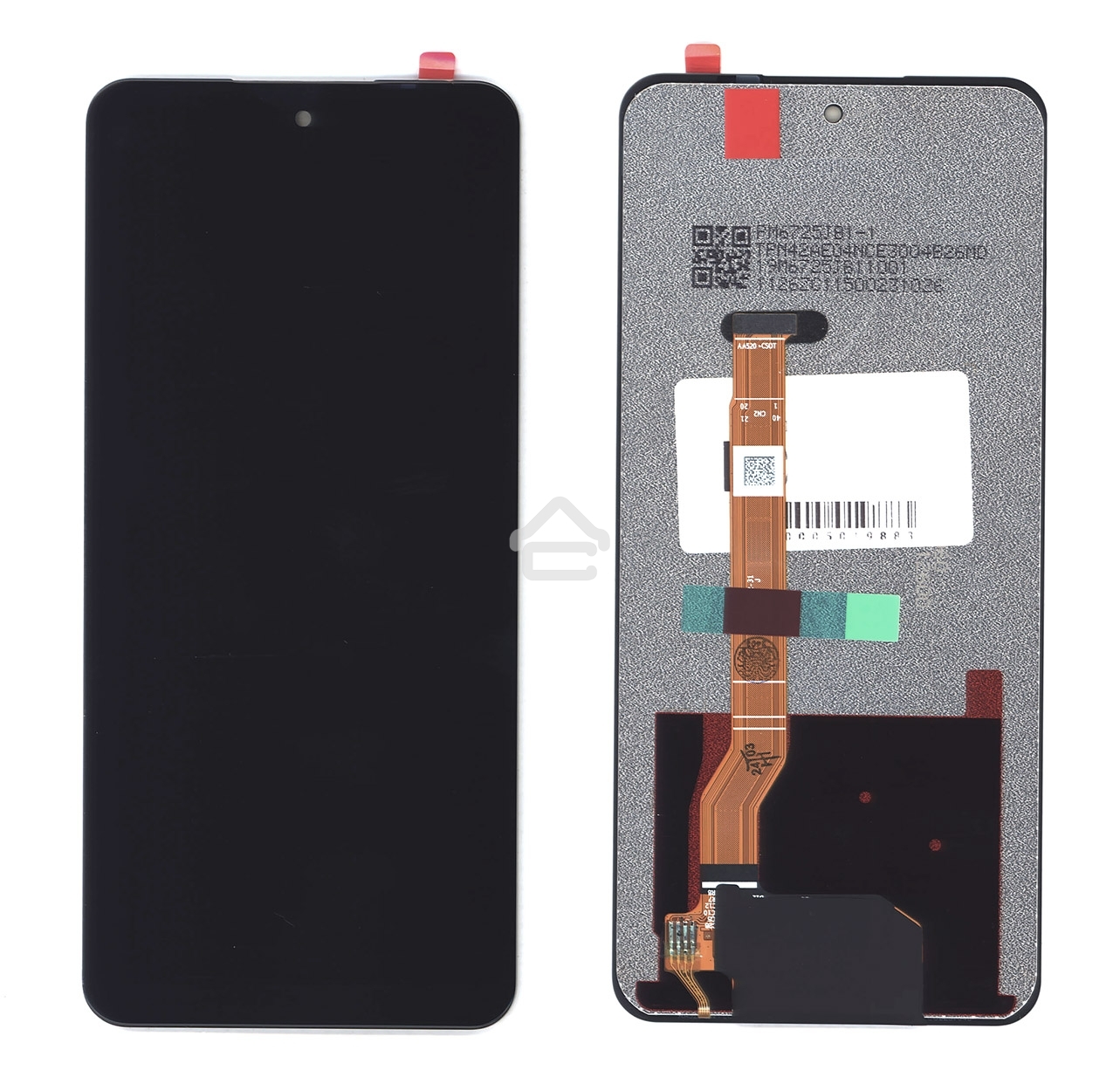 Дисплей (модуль) для OPPO A58 4G (CPH2577) в сборе с тачскрином черный