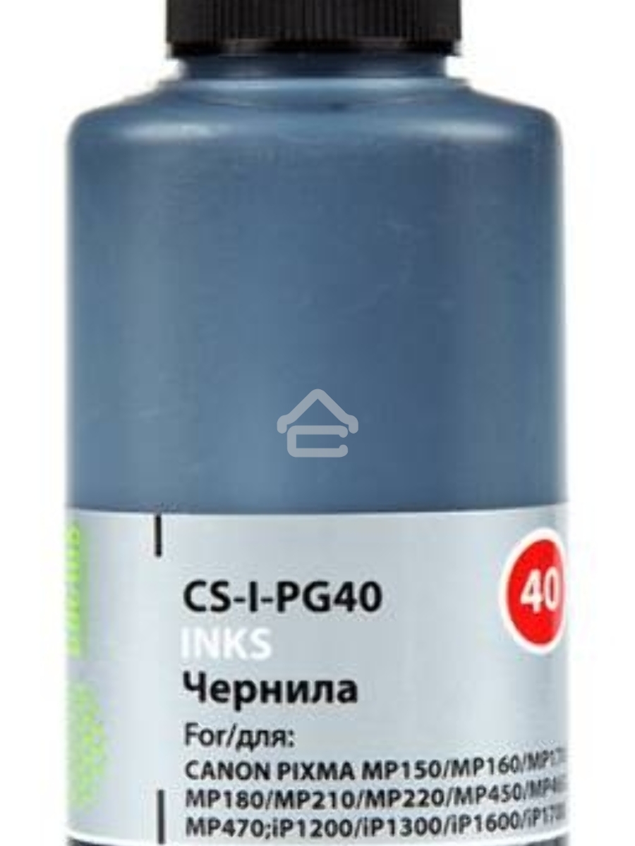 Чернила Cactus CS-I-PG40 черный (100мл) CANON PIXMA MP150/MP160/MP170/MP180/MP210