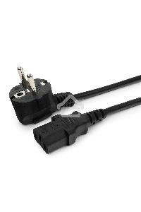 Кабель питания Cablexpert PC-186-1-10M, 10м, Schuko- C13, 3x1кв.мм, черный, с заземлением, пакет