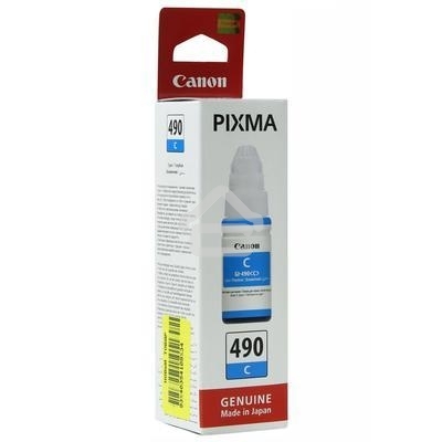 Чернила Canon GI-490C 0664C001 голубой (70 мл) для Canon Pixma G1400/2400/3400