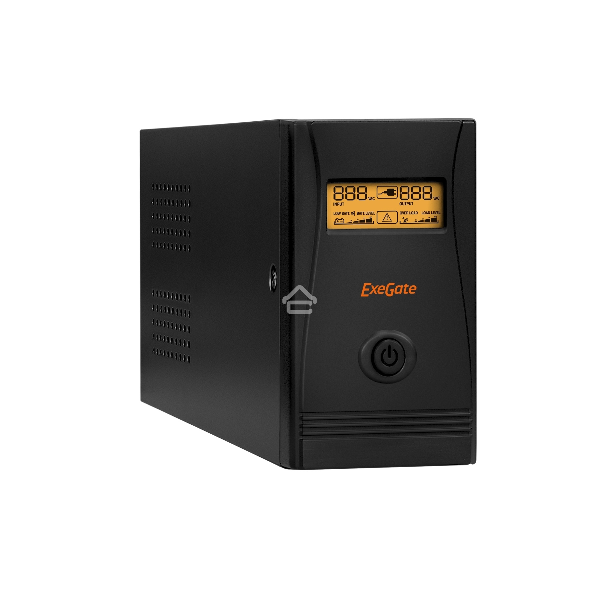 Источник бесперебойного питания ExeGate EP285580RUS SpecialPro Smart LLB-600.LCD.AVR.EURO.RJ.USB 600VA/360W, LCD, AVR, 2 евророзетки, RJ45/11, USB, черный