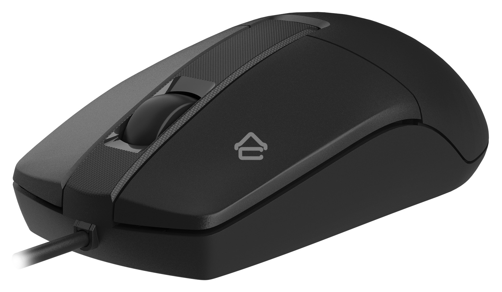 Мышь проводная A4Tech OP-330 черный, 1200 dpi, USB, кнопки - 3