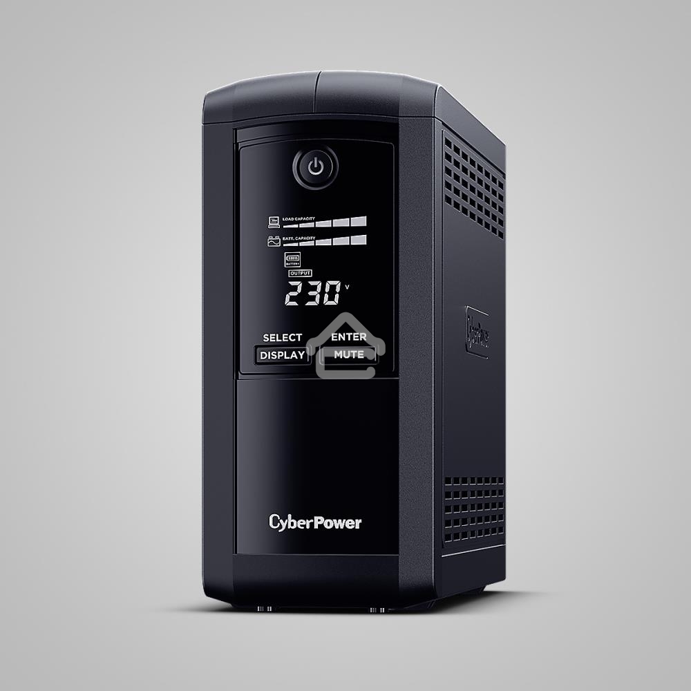 Источник бесперебойного питания CyberPower VP700ELCD Line-Interactive 700VA/390W USB/RS-232/RJ11/45 (4 EURO)