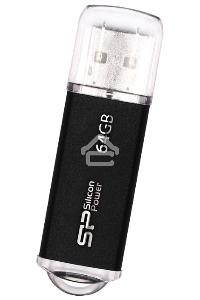 Флеш диск Silicon Power USB Drive 64Gb Ultima II SP064GBUF2M01V1K {USB2.0, Black}