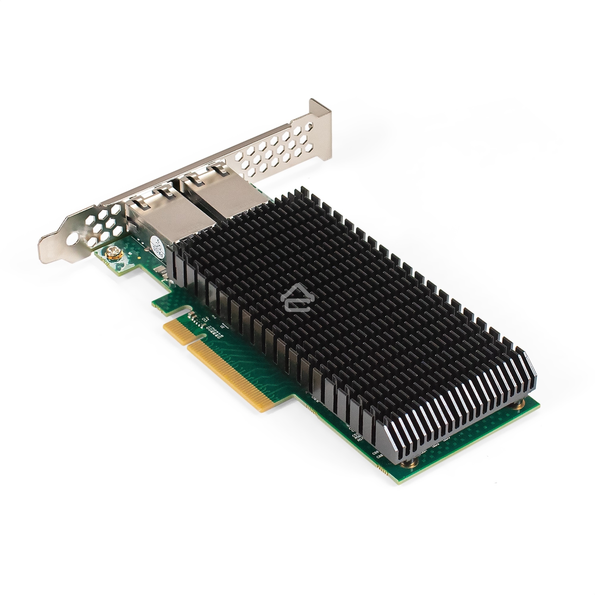 Сетевой адаптер ExeGate EXE-X540-T2 (PCI-E x8 v3.0, порты 2xRJ45 (медные), 10Gb/s (10/5/2.5/1Gb/s, 100Mb/s), Server NIC Intel Chipset X540-AT2)