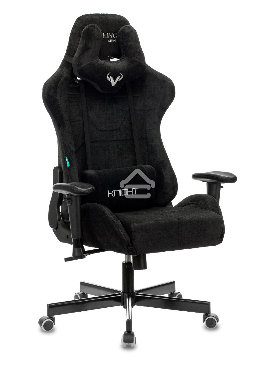 Кресло игровое Бюрократ VIKING KNIGHT LT20 FABRIC черный крестовина металл/пластик