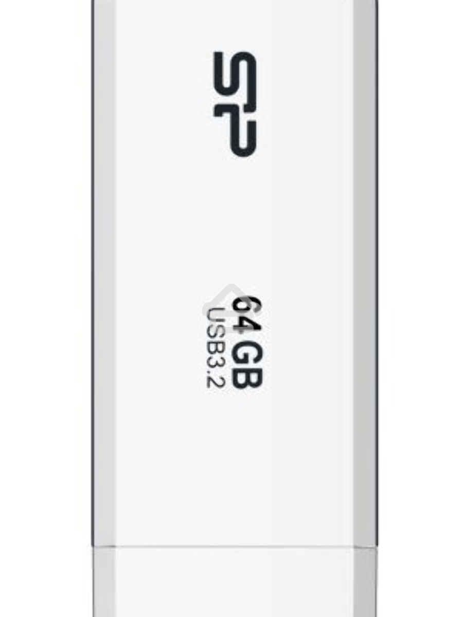Флеш диск 64Gb Silicon Power Blaze B32, USB 3.2, Белый