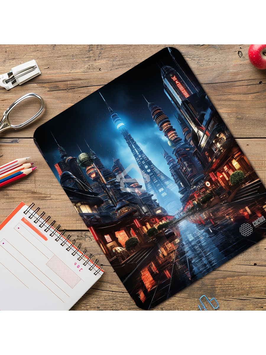 Коврик для мыши Cactus City 300x250x3мм (CS-MPC-D05M)