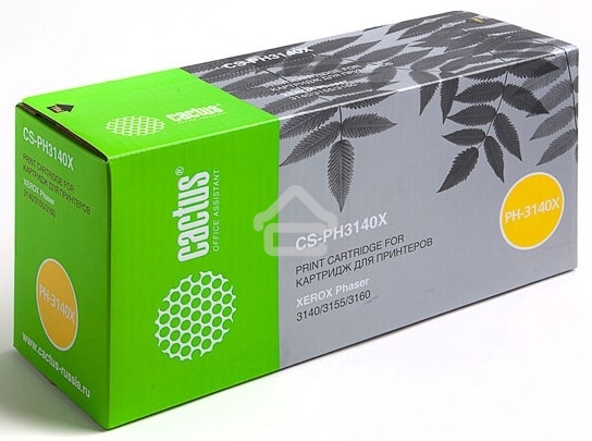 Картридж лазерный Cactus CS-PH3140X (108R00909) черный (2500 стр.) для Xerox Phaser 3140/3155/3160