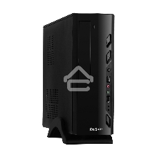 Компьютерный корпус MiniITX ExeGate EX268697RUS MI-208 Black, miniITX/mATX, <без БП>, 2*USB, Audio