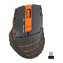 Мышь беспроводная A4Tech Fstyler FG30 серый/оранжевый, 2000 dpi, радиоканал, USB, кнопки - 5