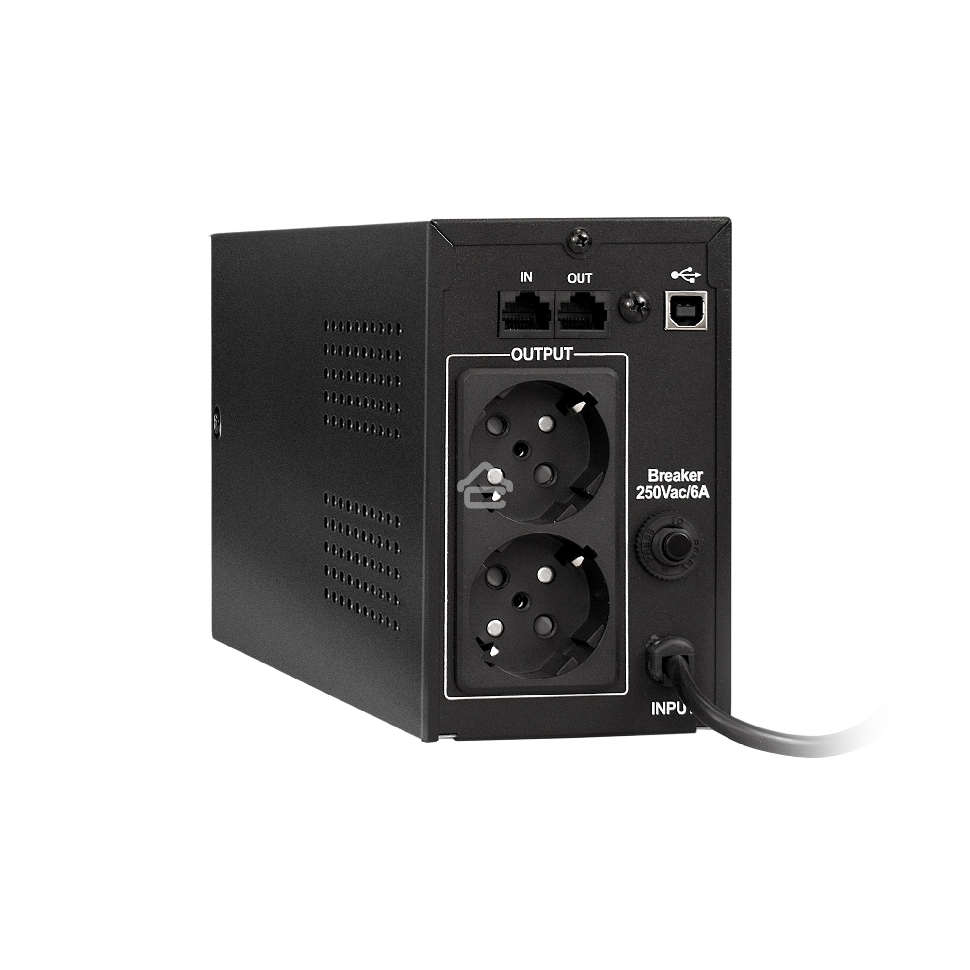 Источник бесперебойного питания ExeGate EP285580RUS SpecialPro Smart LLB-600.LCD.AVR.EURO.RJ.USB 600VA/360W, LCD, AVR, 2 евророзетки, RJ45/11, USB, черный