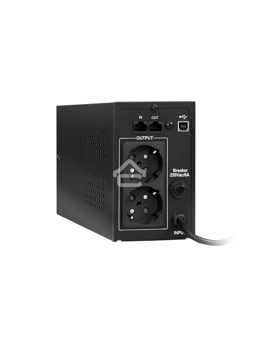 Источник бесперебойного питания ExeGate EP285580RUS SpecialPro Smart LLB-600.LCD.AVR.EURO.RJ.USB<600VA/360W, LCD, AVR, 2 евророзетки, RJ45/11, USB, Black>