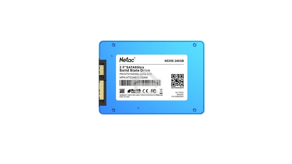 Накопитель SSD Netac N535S, 240Gb, 2.5