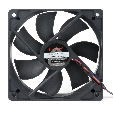 Вентилятор для корпуса Gembird 18657 черный, 120 мм, 2000 об/мин, 32.5 дБ, 4 pin