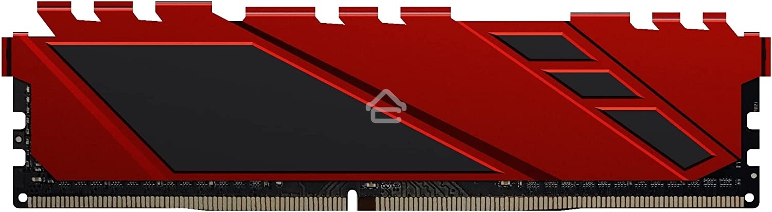 Оперативная память NETAC Shadow, DDR4, 16GB (1x16GB), 3200MHz, CL16, DIMM, с радиаторами, красный