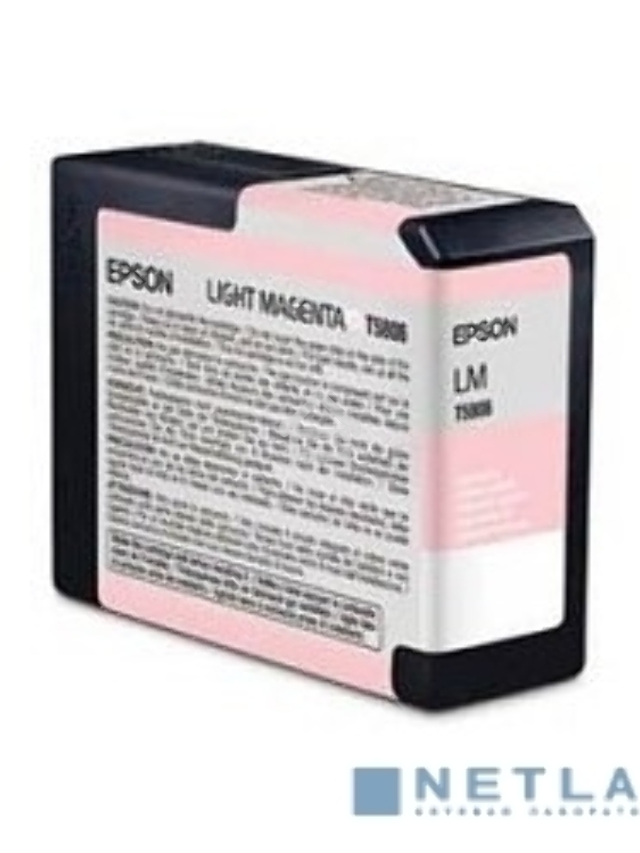 Картридж струйный Epson C13T580B00 светло-пурпурный (80ml)