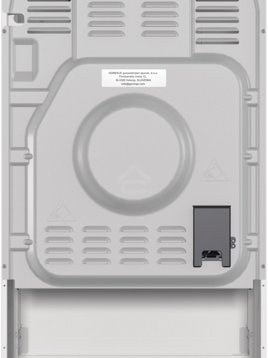 Плита комбинированная Gorenje GK5A12WG белый, конфорок 2 газовых и 2 электрических, духовка 68 л, 50 см x 85 см x 59.4 см