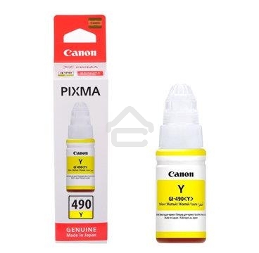 Чернила Canon GI-490Y 0666C001 желтый для Canon Pixma G1400/2400/3400 (70мл)