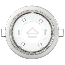 Светильник IEK GX53 встраив. точечный хром. LUVB0-GX53-1-K23