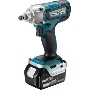 Гайковерт Makita DTW190RME ак,{18В,2х4Ач Li-ion,0-3000у\м,190Нм,квадр1\2