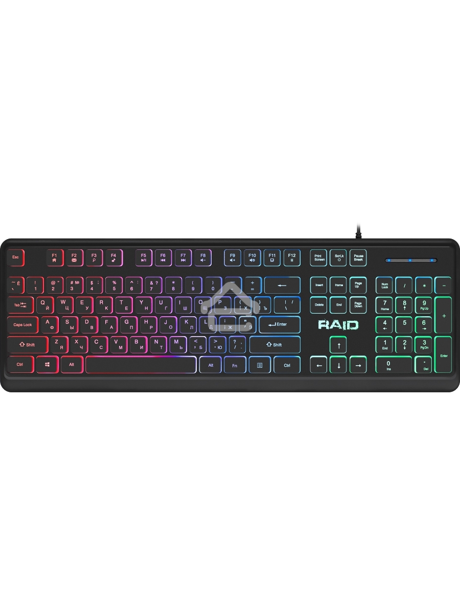 Клавиатура Defender Raid GK-778DL проводная, USB, черный