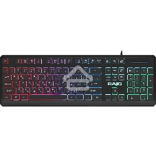 Клавиатура проводная Defender Raid GK-778DL, USB, черный