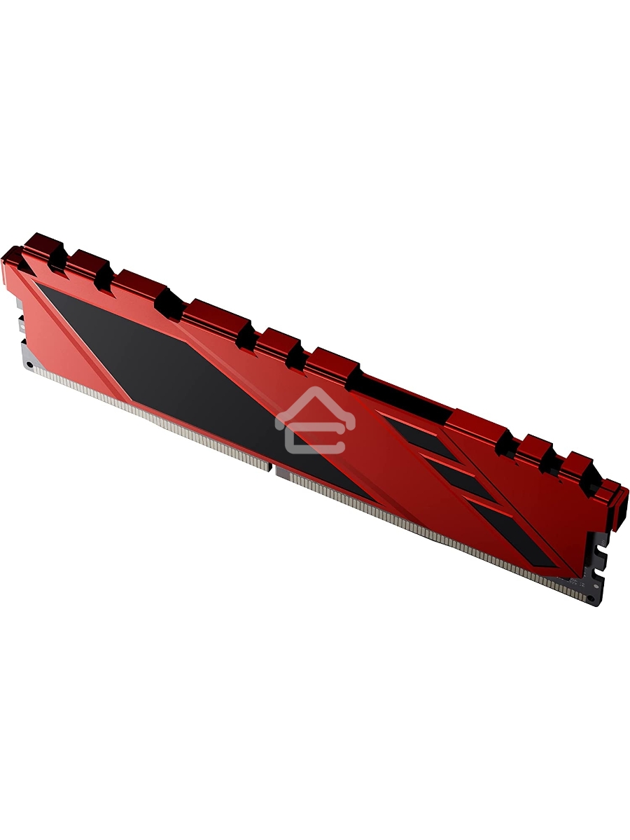 Оперативная память NETAC Shadow, DDR4, 16GB (1x16GB), 3200MHz, CL16, DIMM, с радиаторами, красный