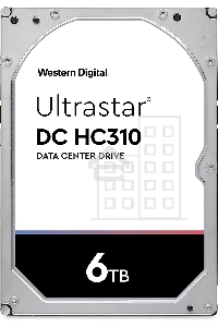 Жесткий диск Western Digital  6Tb 7200rpm HGST SATA-III 0B36039 HUS726T6TALE6L4 Ultrastar 7K6 256Mb 3.5