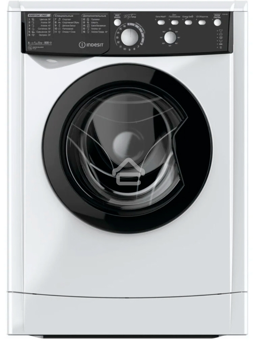 Стиральная машина Indesit EWSB 5085 BK CIS белый, загрузка фронтальная 5 кг, 800 об/мин., класс: А