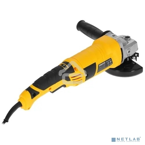 Угловая шлифовальная машина Deko DKAG1500 1500Вт 12000об/мин рез.шпин.:M14 d=125мм