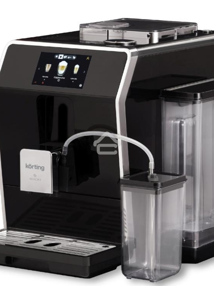 Кофемашина автоматическая Korting KACM 2004 ADAGIO чёрный, молотый/зерновой, 1.5 л, 1580 Вт, 20 бар