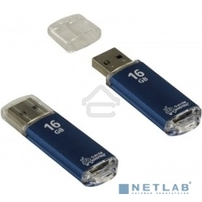 Флешка USB Smartbuy R/W USB 16Gb V-Cut series синий SB16GbVC-B