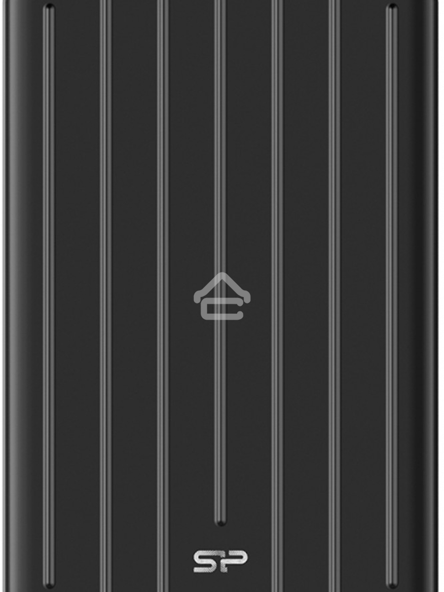 Накопитель External SSD Silicon Power 256Gb Bolt B75 Pro <SP256GBPSD75PSCK> (USB 3.1 Gen2 Type C, 520/450Mbs, противоударный MIL-STD 810G, 124х82х12mm, 75g) Black