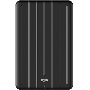 Накопитель External SSD Silicon Power 256Gb Bolt B75 Pro <SP256GBPSD75PSCK> (USB 3.1 Gen2 Type C, 520/450Mbs, противоударный MIL-STD 810G, 124х82х12mm, 75g) Black