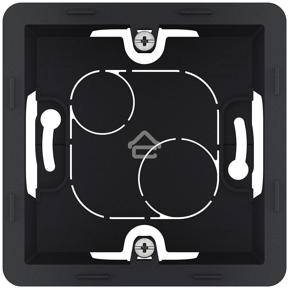 Коробка накладного монтажа Inspiria 1 пост антрацит