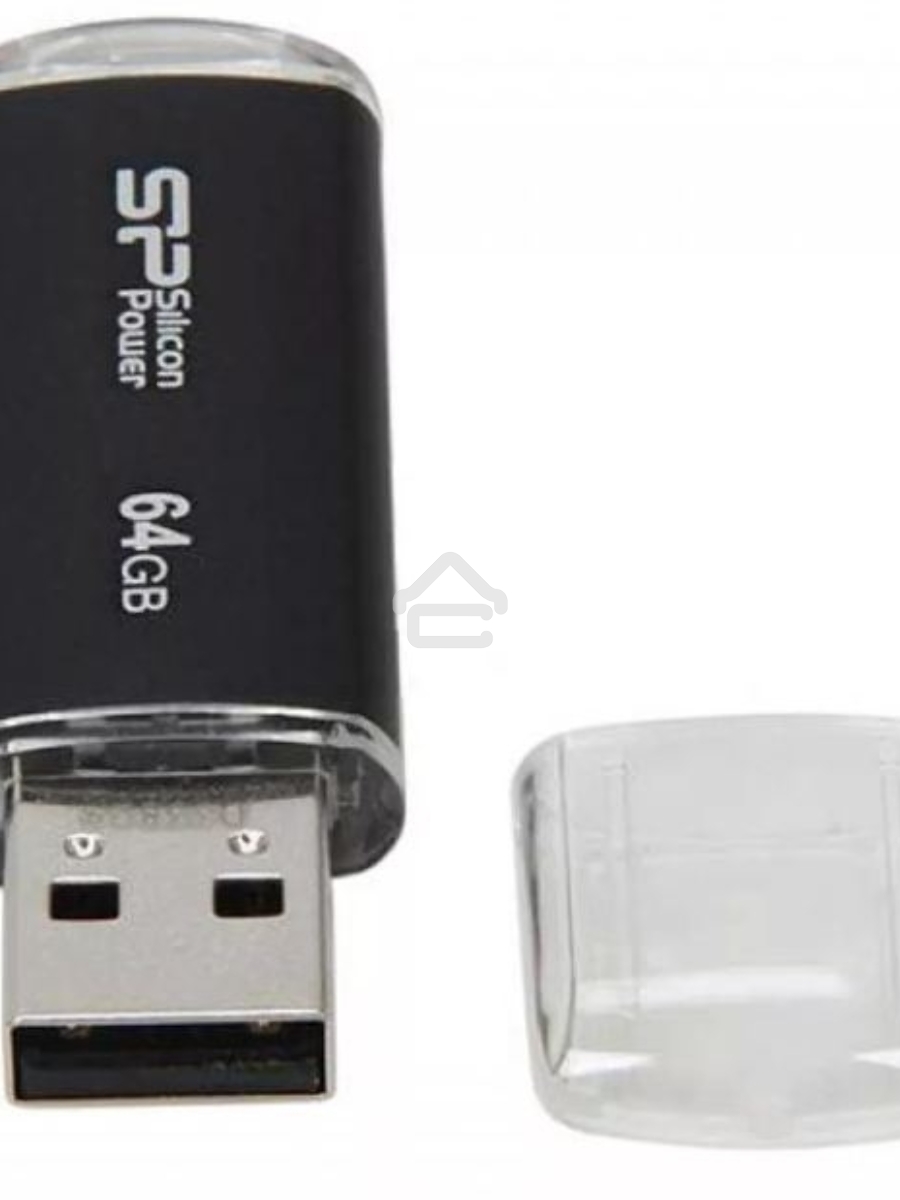 Флешка USB Silicon Power R/W USB Drive 64Gb Ultima II SP064GBUF2M01V1K USB2.0, Black