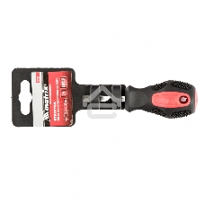 Отвертка Matrix Anti-Slip, SL5,0 х 38 мм, CrV, двухкомп. рукоятка