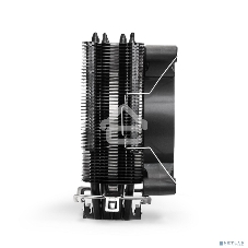 Кулер для процессора ExeGate Dark Magic EXX400V2-PWM.RGb серебристый, 120 мм, алюминий/медь, 2100 об/мин, 24 дБ, 4 pin, 140 Вт, 155 мм