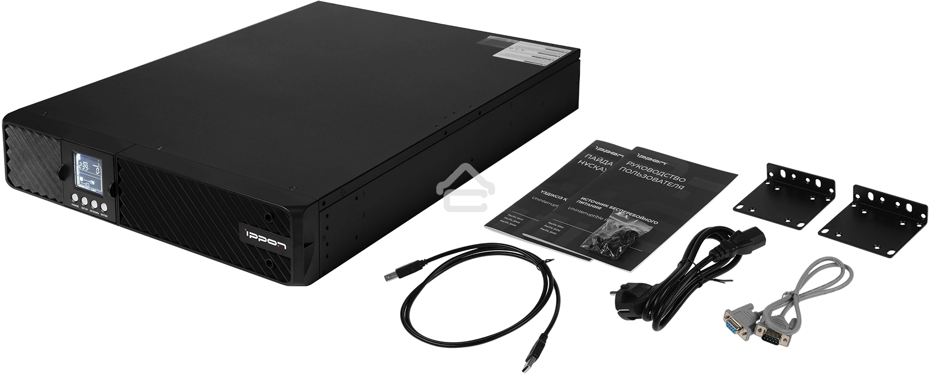 Источник бесперебойного питания Ippon Pacific 3000 2700Вт 3000ВА черный