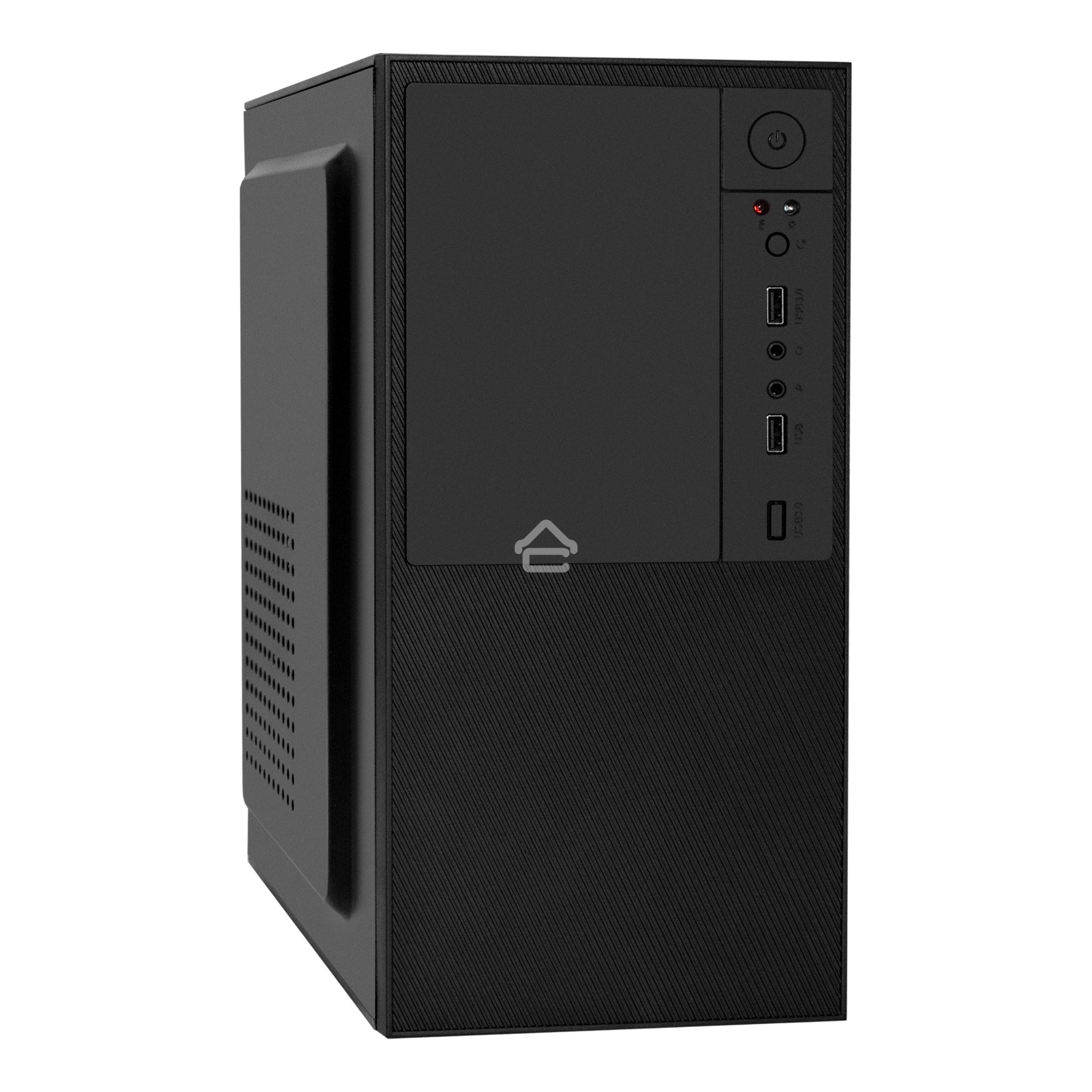 Компьютерный корпус Minitower ExeGate BAA-308-AAA450 (mATX, БП AAA450 с вент. 8см, 2хUSB, HD Audio, черный)
