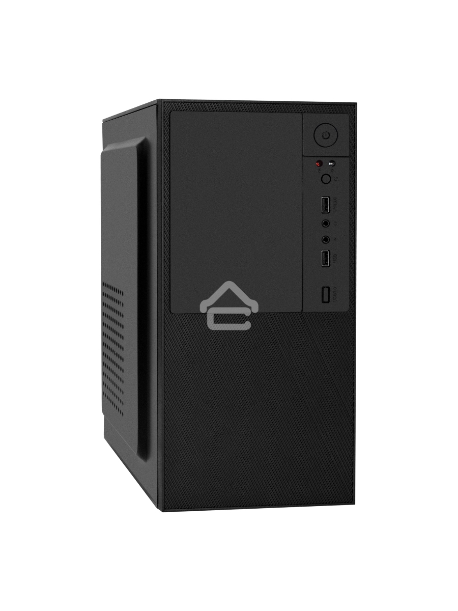 Компьютерный корпус Minitower ExeGate BAA-308-AAA450 (mATX, БП AAA450 с вент. 8см, 2*USB, HD Audio, черный)