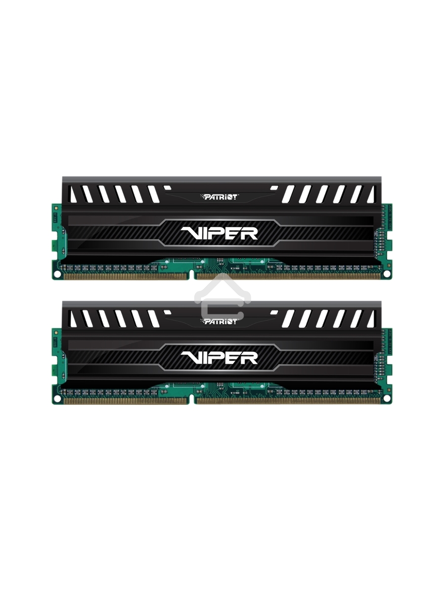 Оперативная память Patriot Viper 3, DDR3, 16GB (2x8 GB), 1600 MHz, CL10, DIMM, радиатор, черный