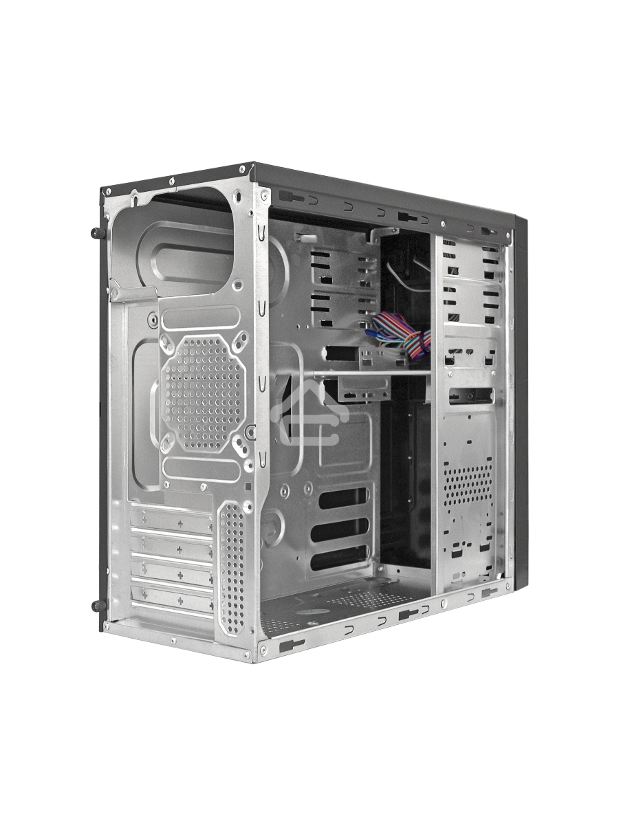 Компьютерный корпус Minitower ExeGate MA-372UX Black, mATX <UN500, 120mm> 2*USB+2*USB3.0, Audio