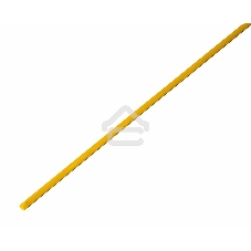 Термоусаживаемая трубка Rexant 1,5/0,75 мм, желтая, упаковка 50 шт. по 1 м