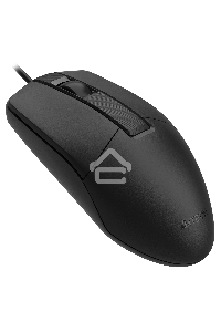 Мышь проводная A4Tech OP-330 черный, 1200 dpi, USB, кнопки - 3
