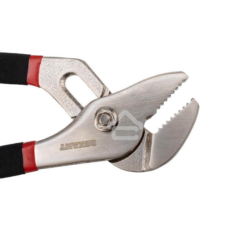 Клещи переставные Rexant 200 мм никелированные, обливные рукоятки